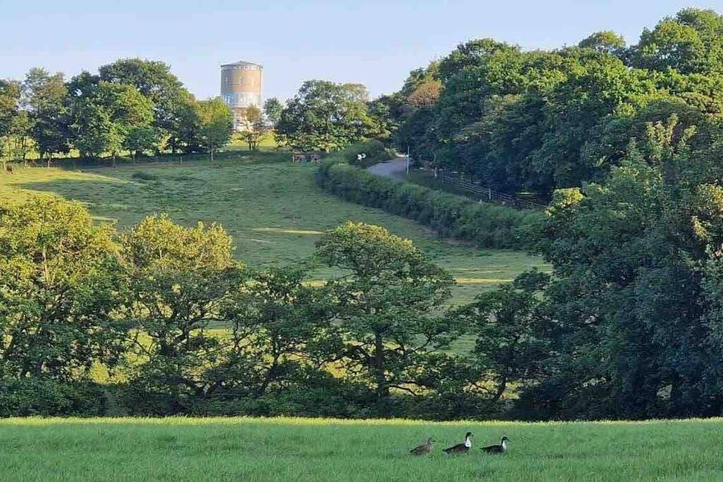 הוילה Emley Luxury Converted Water Tower In Flockton מראה חיצוני תמונה